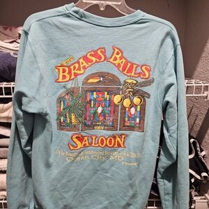 Vintage sweatshirt, small, teal